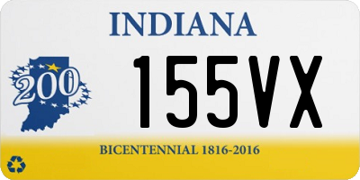 IN license plate 155VX