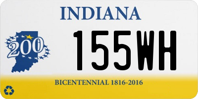 IN license plate 155WH