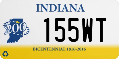 IN license plate 155WT