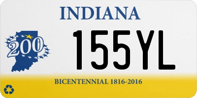 IN license plate 155YL