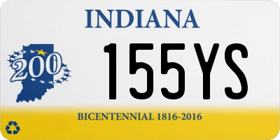 IN license plate 155YS