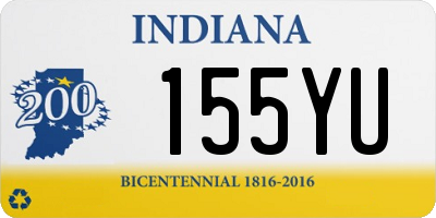 IN license plate 155YU