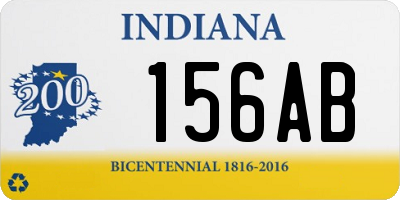 IN license plate 156AB