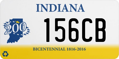 IN license plate 156CB