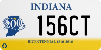 IN license plate 156CT