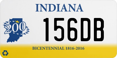 IN license plate 156DB