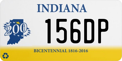 IN license plate 156DP