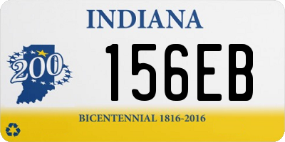 IN license plate 156EB