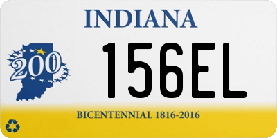 IN license plate 156EL