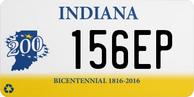 IN license plate 156EP