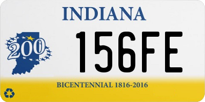 IN license plate 156FE