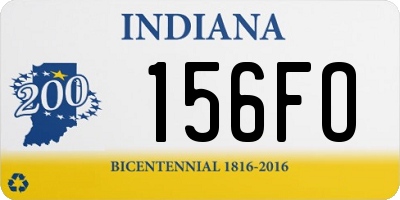 IN license plate 156FO