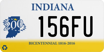 IN license plate 156FU