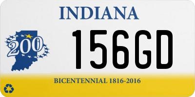 IN license plate 156GD