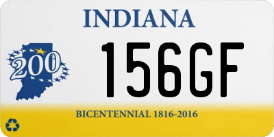 IN license plate 156GF