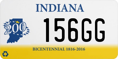 IN license plate 156GG