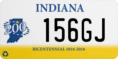 IN license plate 156GJ