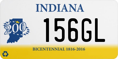 IN license plate 156GL