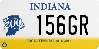 IN license plate 156GR