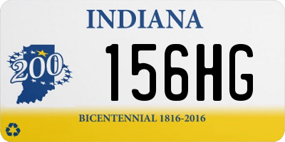 IN license plate 156HG