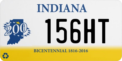 IN license plate 156HT