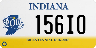 IN license plate 156IO