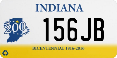 IN license plate 156JB