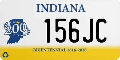 IN license plate 156JC