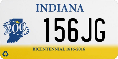 IN license plate 156JG