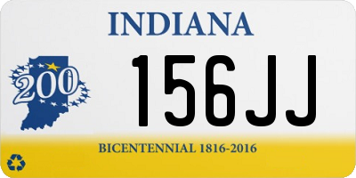 IN license plate 156JJ