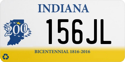 IN license plate 156JL