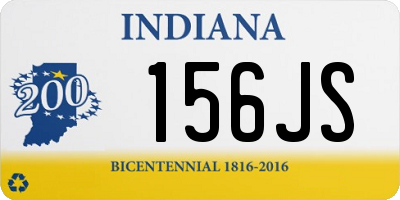 IN license plate 156JS