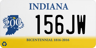 IN license plate 156JW
