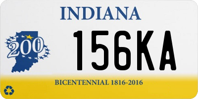 IN license plate 156KA