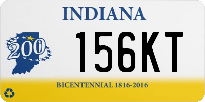 IN license plate 156KT