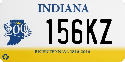 IN license plate 156KZ