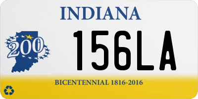 IN license plate 156LA