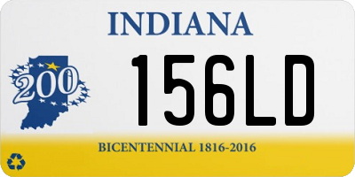 IN license plate 156LD