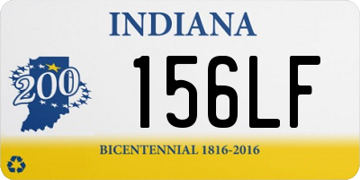 IN license plate 156LF