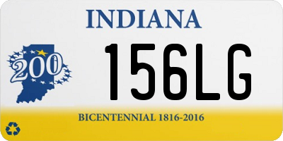 IN license plate 156LG