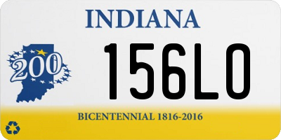 IN license plate 156LO