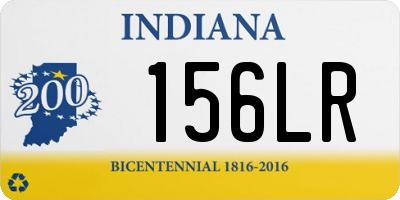 IN license plate 156LR