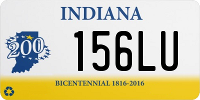 IN license plate 156LU