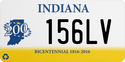 IN license plate 156LV