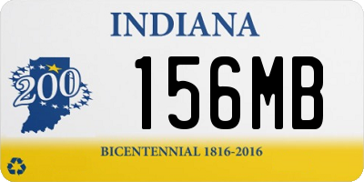 IN license plate 156MB