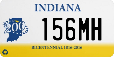 IN license plate 156MH