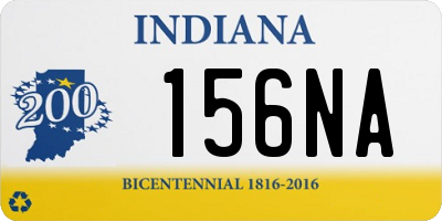 IN license plate 156NA