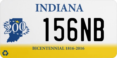 IN license plate 156NB