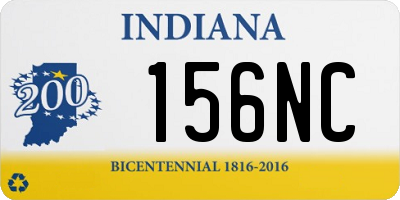 IN license plate 156NC