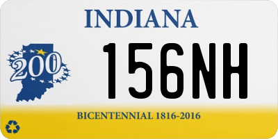 IN license plate 156NH